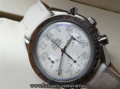 omega speedmaster automatic mother of pearl